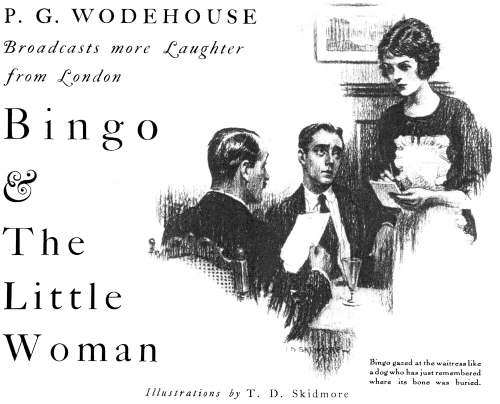 Bingo and the Little Woman, by P. G. Wodehouse