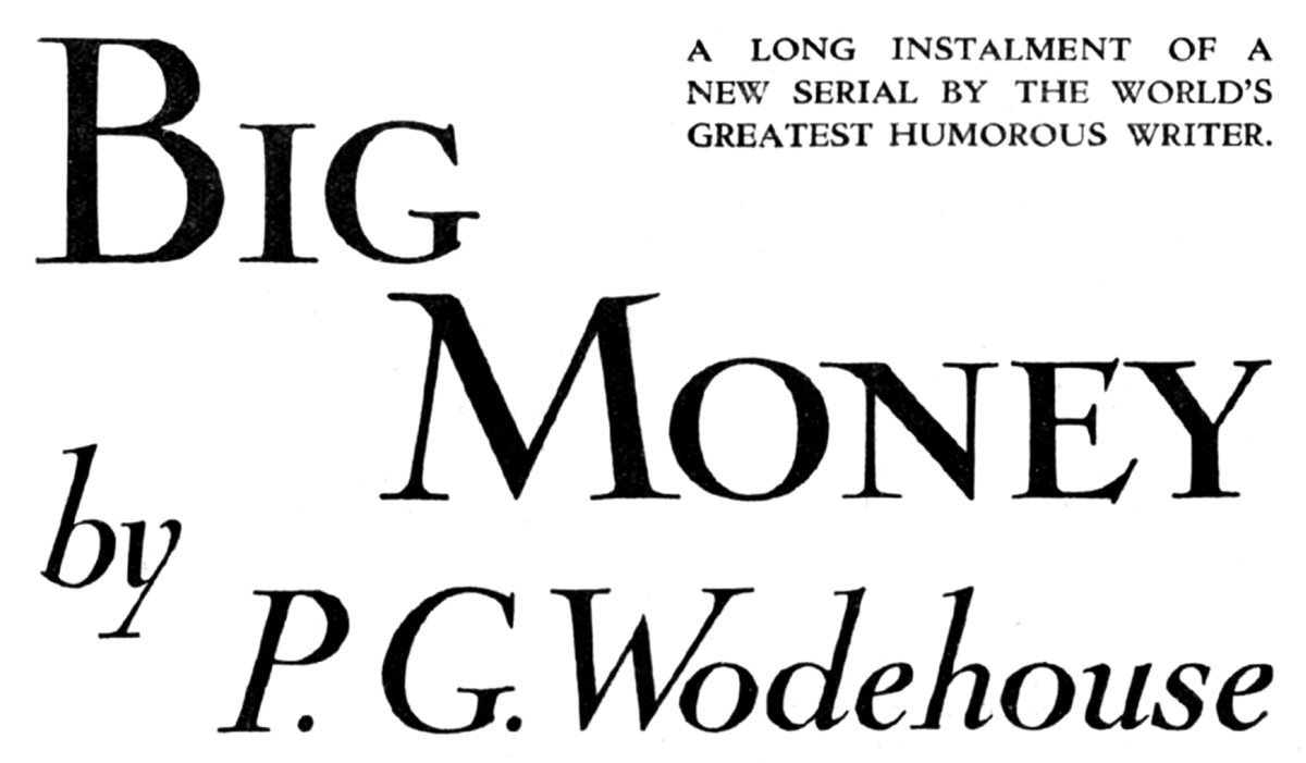 Big Money, by P. G. Wodehouse