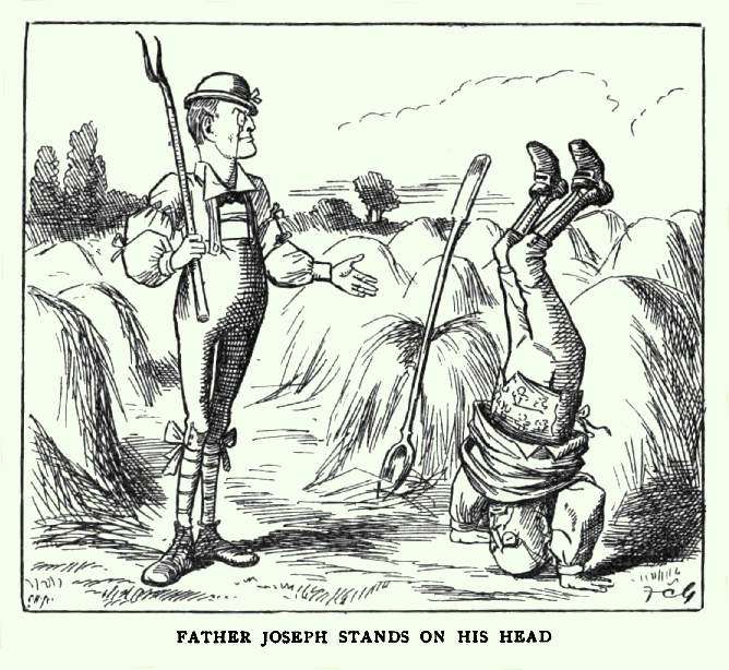 Father Joseph Stands on His Head